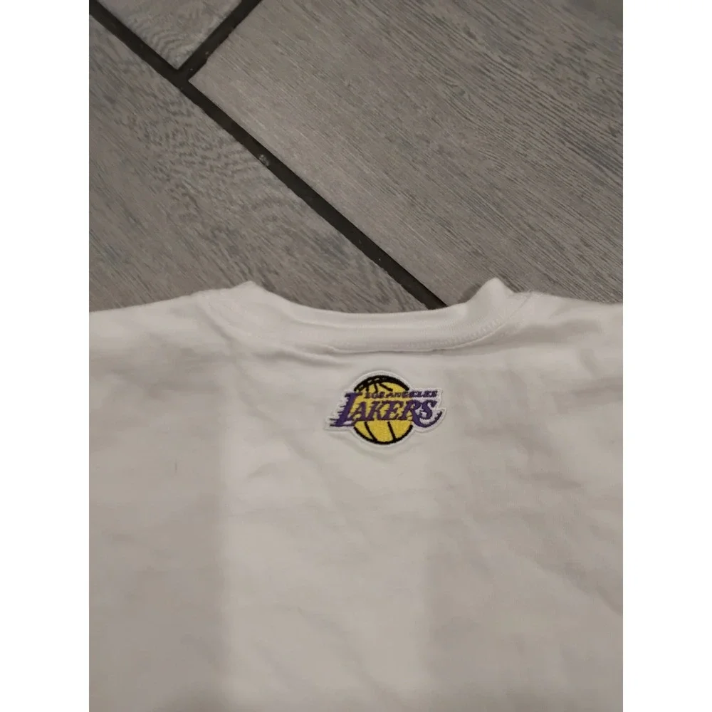 Kids Los Angeles Lakers‎ NBA White Basketball T Shirt Size 4
